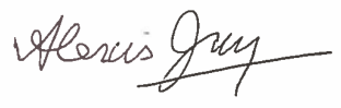 Alexis Jay signature