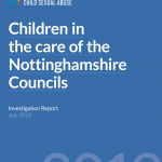 Children in the care of Nottinghamshire Councils - 31 July 2019 report cover