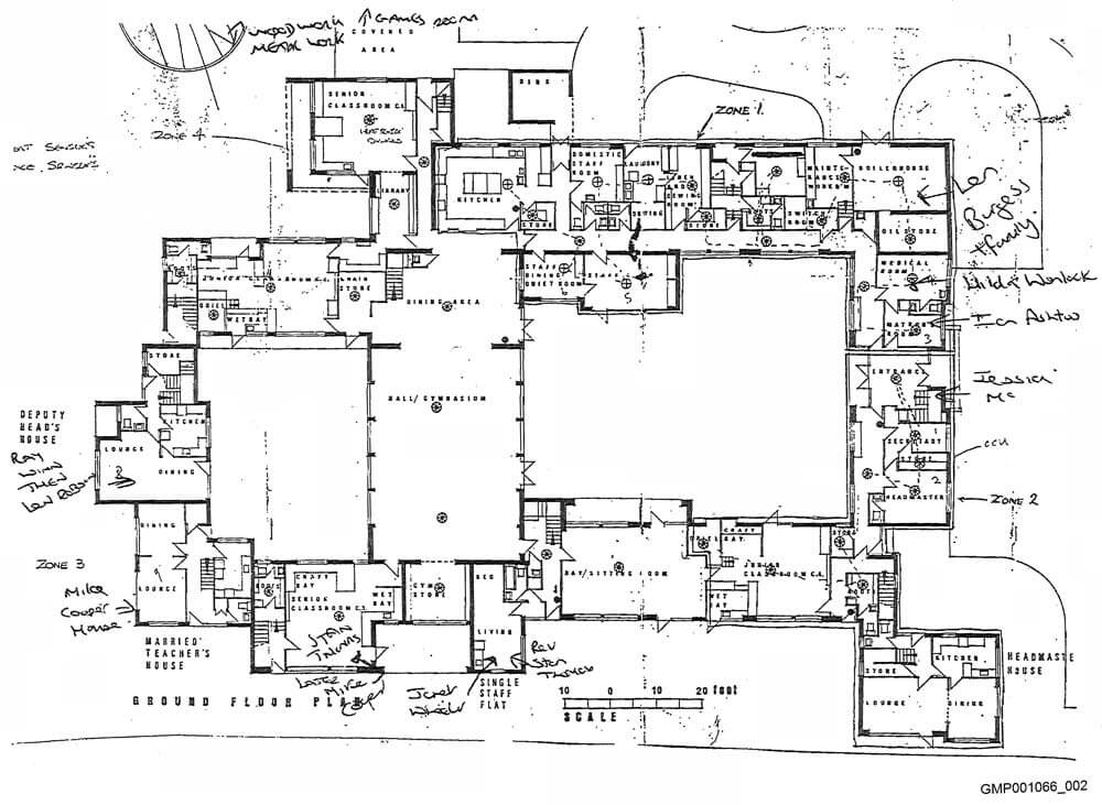 Ground Floor plans of Knowl View School