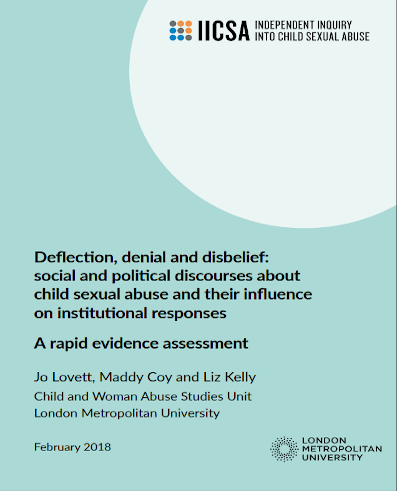 Deflection, denial and disbelief: social and political discourses ...