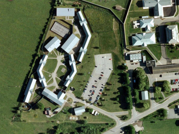 An aerial photograph of Rainsbrook Secure Training Centre